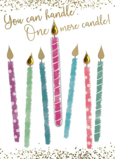 Picture of ONE MORE CANDLE BIRTHDAY CARD